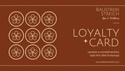 Brown Minimalist Spa Loyalty Card - Page 1
