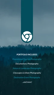 Travel Photographer Business Card - Page 2