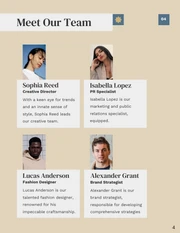 Simple Beige Fashion Brand Management Proposal - Page 4