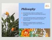 Florist Colorful About Me Presentation - page 3