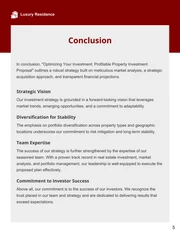 Real Estate Investment Proposal - Page 5