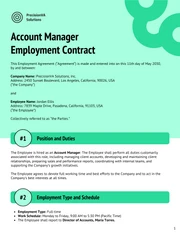 Account Manager Contract Template - Seite 1