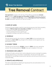 Tree Removal Contract Template - Página 1