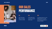 Blue And Orange Sales Presentation - Page 3