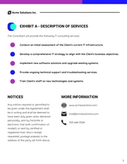 IT Consulting Contract Template - Página 5