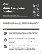 Music Composer Contract Template - Página 1