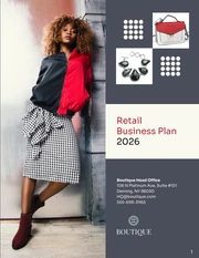 Retail Business Plan Template - Page 1