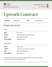 Upwork Contract Template - Página 1