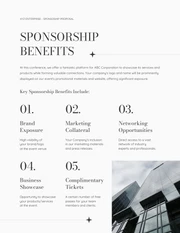 White Clean Minimalist Sponsorship Proposal - Page 4