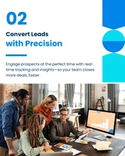CRM Feature LinkedIn Carousel Social Media Template - Page 3