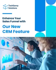 CRM Feature LinkedIn Carousel Social Media Template - Page 1