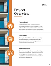 Commercial Real Estate Listing Proposal template - صفحة 3