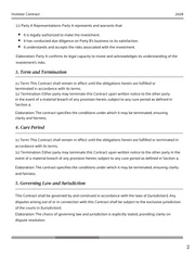 Gray Minimalist Modern Simple Investor Contracts - Page 2