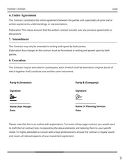Gray Minimalist Modern Simple Investor Contracts - Page 3