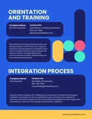 Blue Colorful Simple Onboarding Plan - Page 4