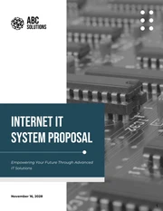 Internal IT System Proposal - Page 1