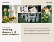 Simple Creamy Wedding Presentation - page 3