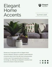 Minimalist Green Home Decor Catalog - Page 1