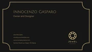 Black and Gold Simple Jewelry Business Card - Page 2