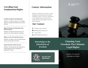 Black and Green Simple Legal Tri-fold Brochure - Page 1
