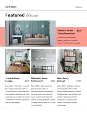 Soft Pink Modern Home Decor Catalog - Page 2