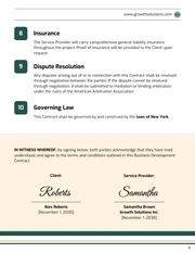 Business Development Contract Template - page 4