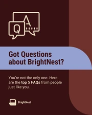 Business FAQs LinkedIn Carousel Portrait Template - صفحة 1