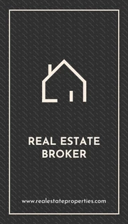 Dark Real Estate Business Card - Page 2