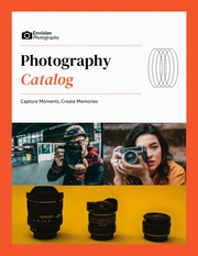 Photography Catalog Template - صفحة 1