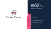Dentistry Clinic Business Card - Page 1