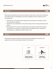 Freelance Project Manager Contract Template - Page 3