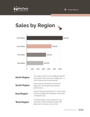 Black And Peach Sales Report - Page 3