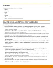Simple Orange and White Lease Contract - page 2