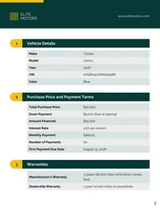 Car Dealership Contract Template - page 2