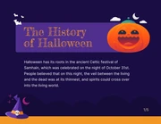 Dark Purple and Orange Halloween Celebration Presentation - Page 2