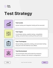Clean Colorful Test Plan - Page 2