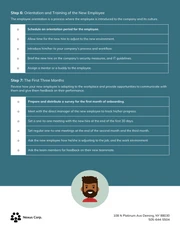 Green New Employee Onboarding Checklist Template - Page 4