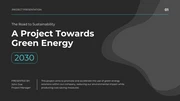 Gray And Blue Simple Project Presentation - Page 1