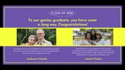 Purple Yellow and Pink Pixel Happy Graduation Presentation - Page 4