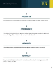 Software Development Contract Template - Page 4