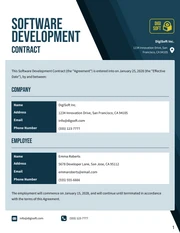 Software Development Contract Template - Página 1