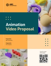 Animation Video Proposal Template - Page 1
