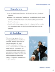 Blue & White Line Simple Research Proposal Template - Seite 4