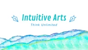 White Watercolor Painter Business Card - Page 1