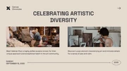 Grey and Cream Art Presentation - Page 3