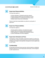 BCBA Supervision Contract Template - Página 2