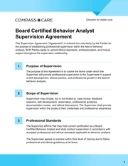 BCBA Supervision Contract Template - Página 1