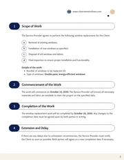 Window Replacement Contract Template - Page 2