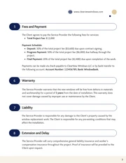 Window Replacement Contract Template - Page 3