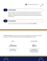Window Replacement Contract Template - Página 4